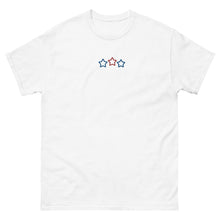 Fourth of July Simple Embordered Stars T-shirt
