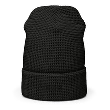 Boo Black on Black Waffle Beanie