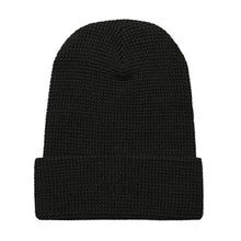 Boo Black on Black Waffle Beanie