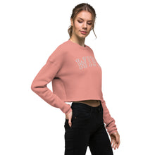 Wife Embroidered Cropped Sweatshirt
